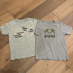 2 Kuiu boys t-shirts M